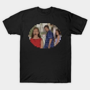 Dotty Distracted Boyfriend Meme Oval T-Shirt